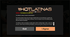 Desktop Screenshot of hotlatinas.com